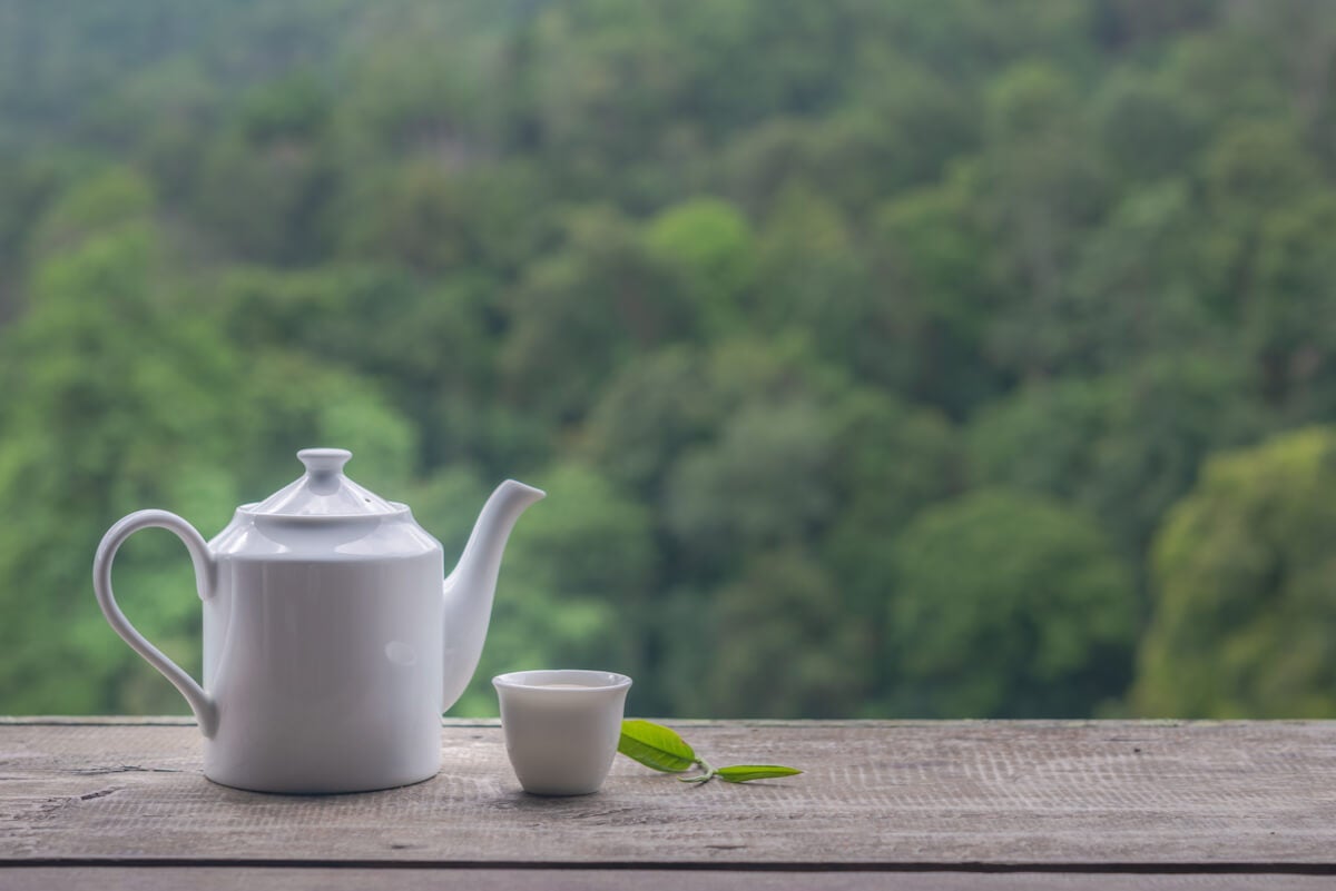 كم يحتوي الشاي الأبيض من الكافيين؟