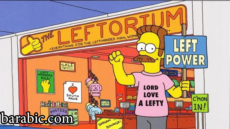 مات جرونينج أعسر ولهذا السبب ، بكلماته الخاصة ، "واحد من كل ثلاثة من سكان سبرينغفيلد أعسر".