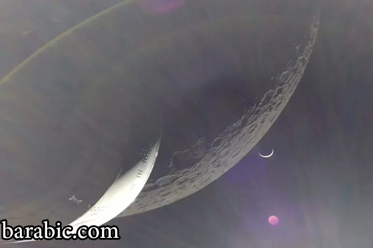 صورة التقطتها المركبة الفضائية أوريون. (الصورة: ناسا)