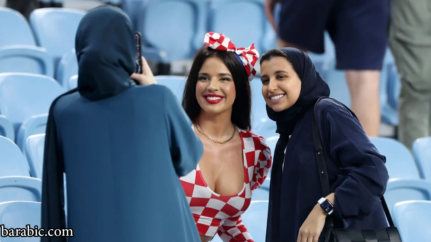 ملكة جمال كرواتيا ، واحدة من أكثر النساء جذبت انتباه المجتمع العربي