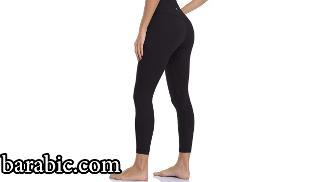 طماق HeyNuts Essential 7/8 ، سروال يوجا رياضي بالزعرور الناعم بالزبدة 25 بوصة