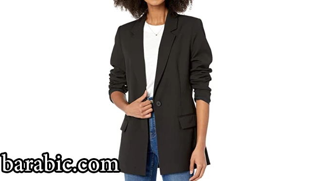 ذا دروب بليزر بليك لونج للسيدات