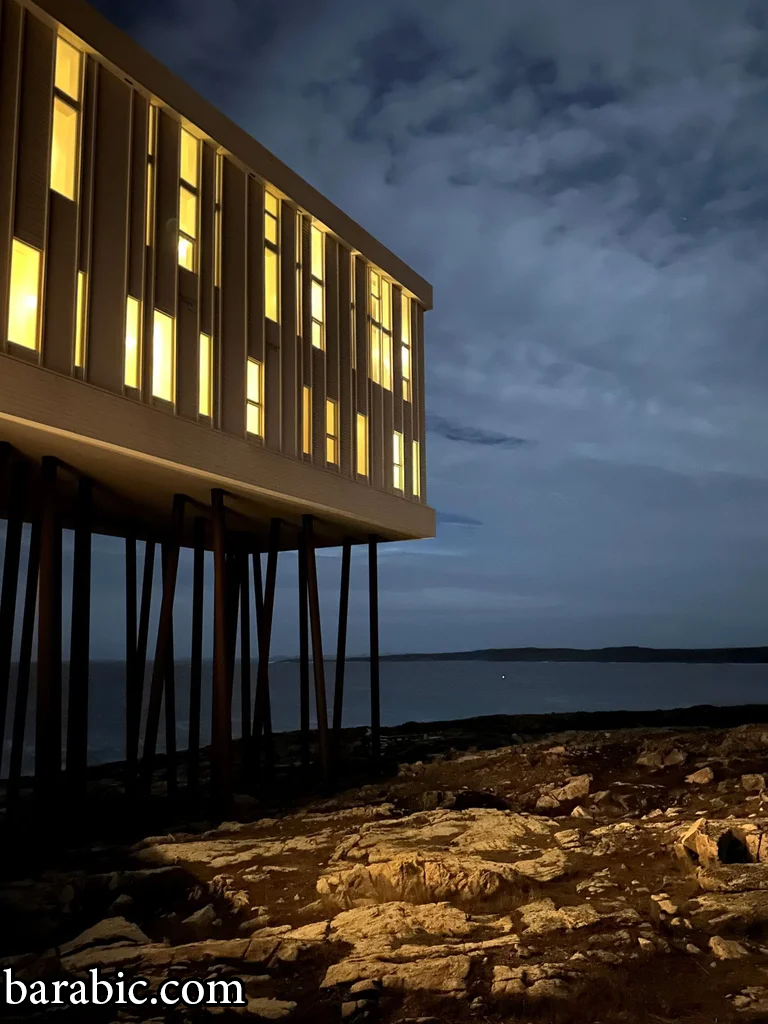 جزيرة فوغو ، هي قرية صيد صغيرة تضم أحد أفضل الفنادق في العالم ، مع زيارة الحيتان لمعظم الموسم