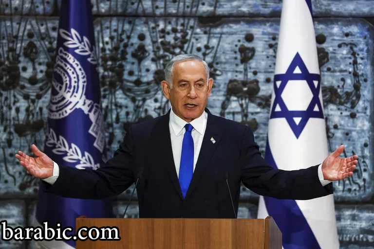 بنيامين نتنياهو يتحدث خلال حفل سلمه فيه الرئيس الإسرائيلي يتسحاق هرتسوغ التفويض لتشكيل حكومة جديدة، في القدس في 13 نوفمبر 2022. رويترز/ رونين زفولون/ملف