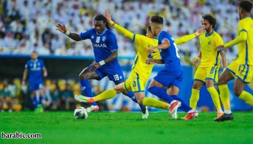 موعد مباراة الهلال والنصر في الدوري السعودي والقنوات الناقلة