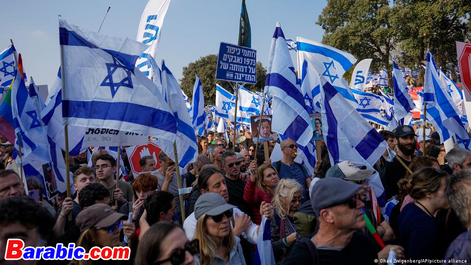 كانت هناك احتجاجات ضد الإصلاح القضائي المزمع للحكومة الإسرائيليةالصورة: أوهاد زويغنبرغ / أسوشيتد برس / تحالف الصور