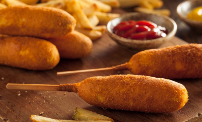 طريقة عمل الكورن دوغ الأمريكية