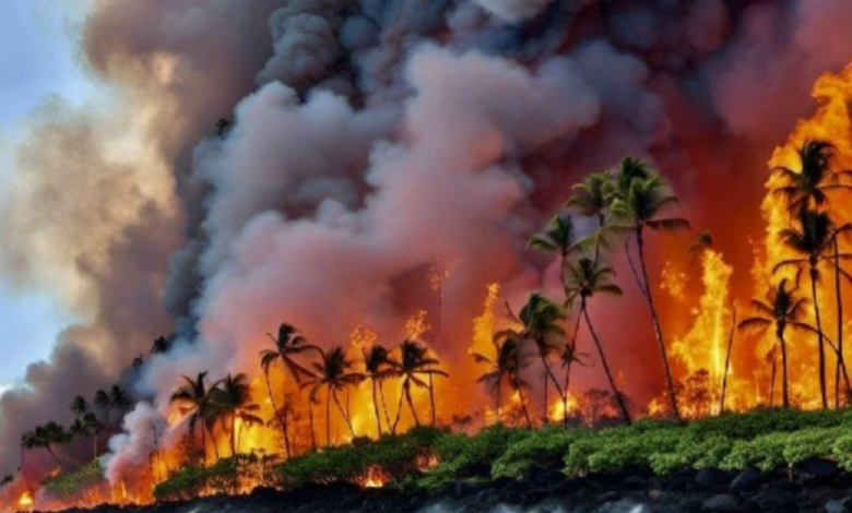 يوافق حاكم هاواي على أن تغير المناخ “ضاعف تكلفة الخطأ البشري” في حرائق ماوي