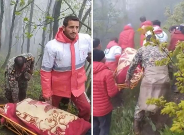 انتشال رفات الرئيس الإيراني