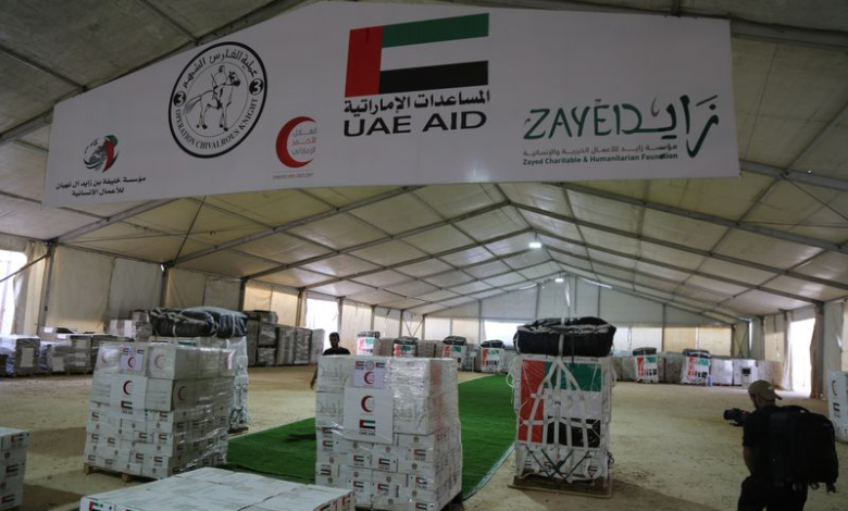 كيف تقود دولة الإمارات الجهود لتقديم المساعدات للفلسطينيين في غزة