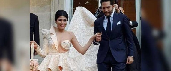 فستان زفاف ارتدته ممثلة تونسية في عرسها يثير استياءً شعبياً في بلادها