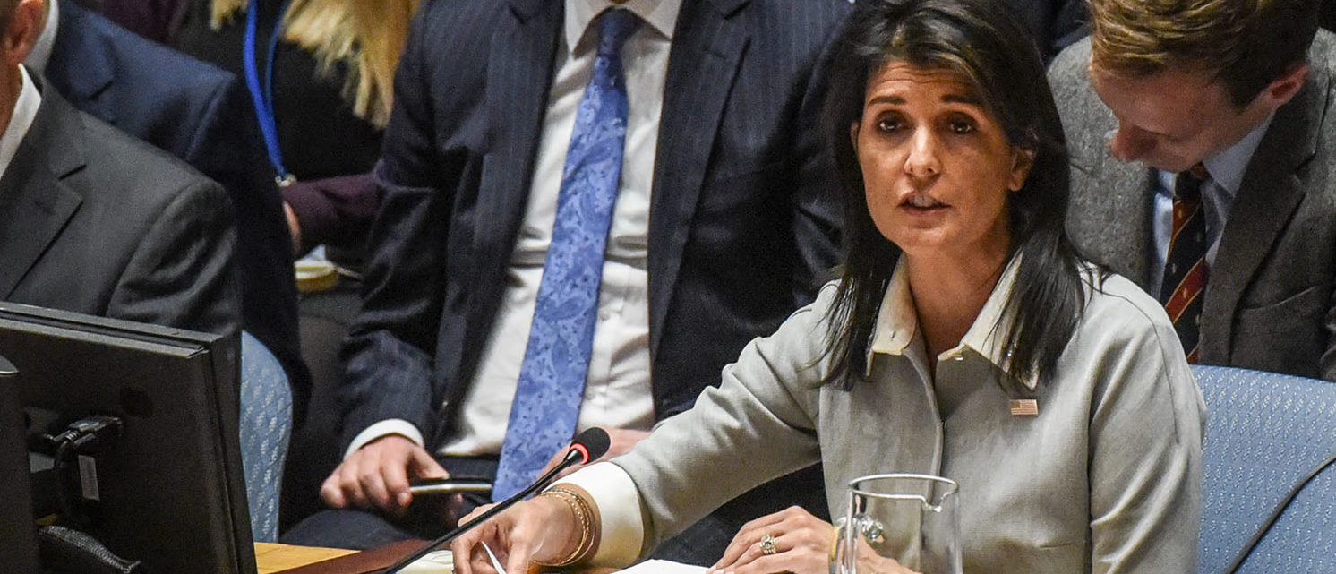 نيكي هالي تهدد بجلسات الأمم المتحدة في الدفاع عن قرار ترامب في القدس